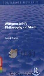 WITTGENSTEIN'S PHILOSOPHY OF MIND（1986 PDF版）