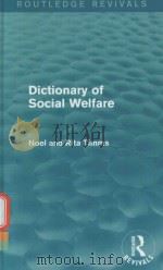 DICTIONARY OF SOCIAL WELFARE（1982 PDF版）