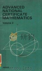 ADVANCED NATIONAL CERTIFICATE MATHEMATICS VOLUME TWO   1970  PDF电子版封面    J.PEDOE 