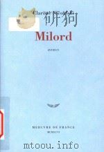 Milord: roman   1996  PDF电子版封面  2715219199   