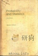 PROBABILITY AND STATISTICS SECOND EDITION   1986  PDF电子版封面  020111366X  MORRIS H.DEGROOT 