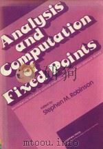 ANALYSIS AND COMPUTATION OF FIXED POINTS（1980 PDF版）