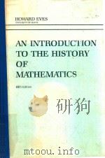 AN INTRODUCTION TO THE HISTORY OF MATHEMATICS FIFTH EDITION（1983 PDF版）