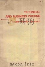 TECHNICAL AND BUSINESS WRITING A READER-FRIENDLY APPROACH（1990 PDF版）