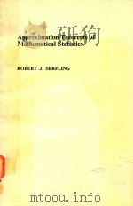 APPROXIMATION THEOREMS OF MATHEMATICAL STATISTICS（1980 PDF版）