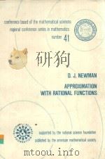 APPROXIMATION WITH RATIONAL FUNCTIONS   1979  PDF电子版封面  0821816918  D.J.NEWMAN 