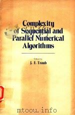 COMPLEXITY OF SEQUENTIAL AND PARALLEL NUMERICAL ALGORITHMS（1973 PDF版）