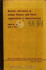 RECENT ADVANCES IN GROUP THEORY AND THEIR APPLICATION TO SPECTROSCOPY（1979 PDF版）