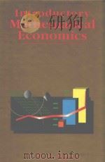 INTRODUCTORY MATHEMATICAL ECONOMICS   1991  PDF电子版封面  0669172979  D.Wade Hands 