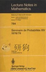 LECTURE NOTES IN MATHEMATICS 784 SEMINAIRE DE PROBABILITES XIV 1978/79（1980 PDF版）