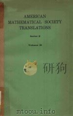 AMERICAN MATHEMATICAL SOCIETY TRANSLATIONS SERIES 2 VOLUME 31（1963 PDF版）
