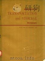 ABSTRACTS OF TRANSPORTATION AND STORAGE LITERATURE VOL.20 NOS.1-12 50001-52187 1973（1973 PDF版）