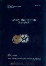ANION AND PROTON TRANSPORT（1980 PDF版）