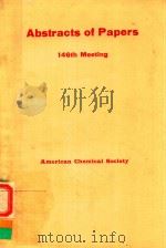 ABSTRACTS OF PAPERS 146TH MEETING   1964  PDF电子版封面     