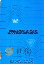 MANAGEMENT OF WORD PROCESSING OPERATIONS（1980 PDF版）