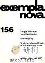 exempla nova 156 frangis ali-sade franghiz ali-zadeh habil-sajahy     PDF电子版封面    frangis ali-sade 