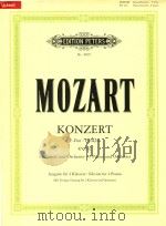 KONZERT FUR KLAVIER UND ORCHESTER f-durNr.7/kv242     PDF电子版封面    Wolfgang amadeus mozart 