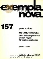 exempla nova 157 metamorphosen uber ein klangfeld von joseph haydn fur grobes orchester（ PDF版）