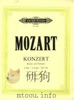 KONZERT fur klavier und orchester c-dur nr.8/kv246     PDF电子版封面    Wolfgang amadeus mozart 