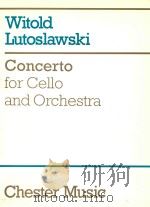 concerto for cello and orchestra（ PDF版）