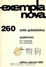 quaternion fur 4 violoncelli for 4 violoncellos     PDF电子版封面    sofia gubaidulina 