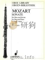 Sonata for Oboe and Piano F-Dur KV 13   1987  PDF电子版封面     