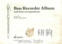 Bass Recorder Albu with Piano accompaniment（1960 PDF版）