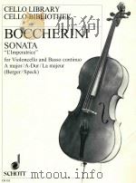 Sonata for Violoncello and Basso continuo A major   1994  PDF电子版封面     