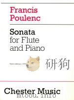 Sonata for flute and piano     PDF电子版封面     