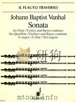 Sonata for Flute(Violin) and Basso continuo   1997  PDF电子版封面     