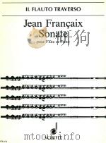 Sonate pour flute et piano fur flote und klavier/for flute and piano   1996  PDF电子版封面    jean francaix 