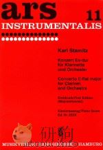 11 ars instrumentalis konzert es-dur fur klarinette und orchester（ PDF版）