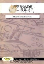 Serenade Bb/Eb clarinet&Piano   6  PDF电子版封面    Louis de moree 