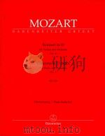 Konzert in D fur violine und orchester Nr.4 concerto in D major for violin and orchestra No.4     PDF电子版封面    W.A.mozart 