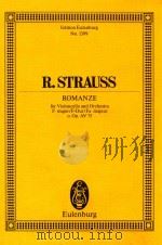 romanze for violoncello and orchestra F major/F-dur/fa majeur o.op.av75（1988 PDF版）