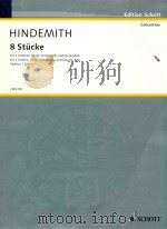 8 stucke fur 2 violinen viola violoncello und kontrabaB for 2 violins viola violoncello and double b（ PDF版）