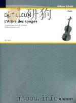 L'arbre des songes concerto pour violon et orchestre     PDF电子版封面    Henri Dutilleux 