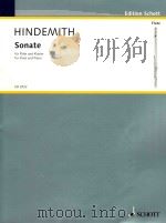 sonate fur flote und klavier for flute and piano   1936  PDF电子版封面    Paul Hindemith 