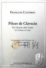 Pieces de clavecin fur Gitarre oder Laute for Guitar or Lute   1961  PDF电子版封面     