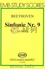 sinfonie nr.9(d-moll)op.125     PDF电子版封面    Ludwig van Beethoven 