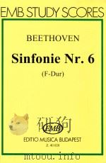 sinfonie nr.6 (F-dur)op.68 sinfonia pastorale     PDF电子版封面    Ludwig van Beethoven 