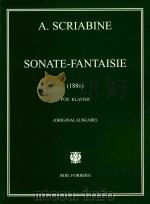 sonate Fantaisie fur Klavier（ PDF版）