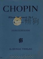 Klavierkonzert Nr.1 d-moll Op.11   1989  PDF电子版封面    F.Chopin曲 