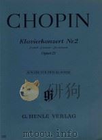 Klavierkonzert Nr.2 f-moll Op.21   1993  PDF电子版封面    F.Chopin曲 