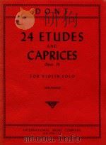 24 Etudes and caprices opus 35 for violin solo（1968 PDF版）