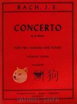 Concerto in D minor for two violins and piano   1959  PDF电子版封面    Johann Sebastian Bach 