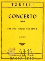 Concerto in G Major Opus 8 for two Violins and Piano（ PDF版）