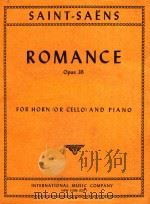 Romance Opus 36 for horn(or cello) and piano（1955 PDF版）
