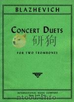 Concert Duets for two Trombones（ PDF版）