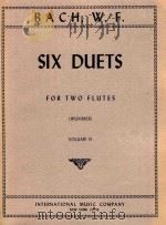 Six Duets for two Flutes（1961 PDF版）